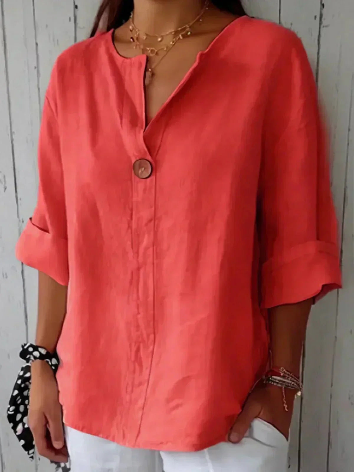 Amara™ | Relaxed V-Neck Top
