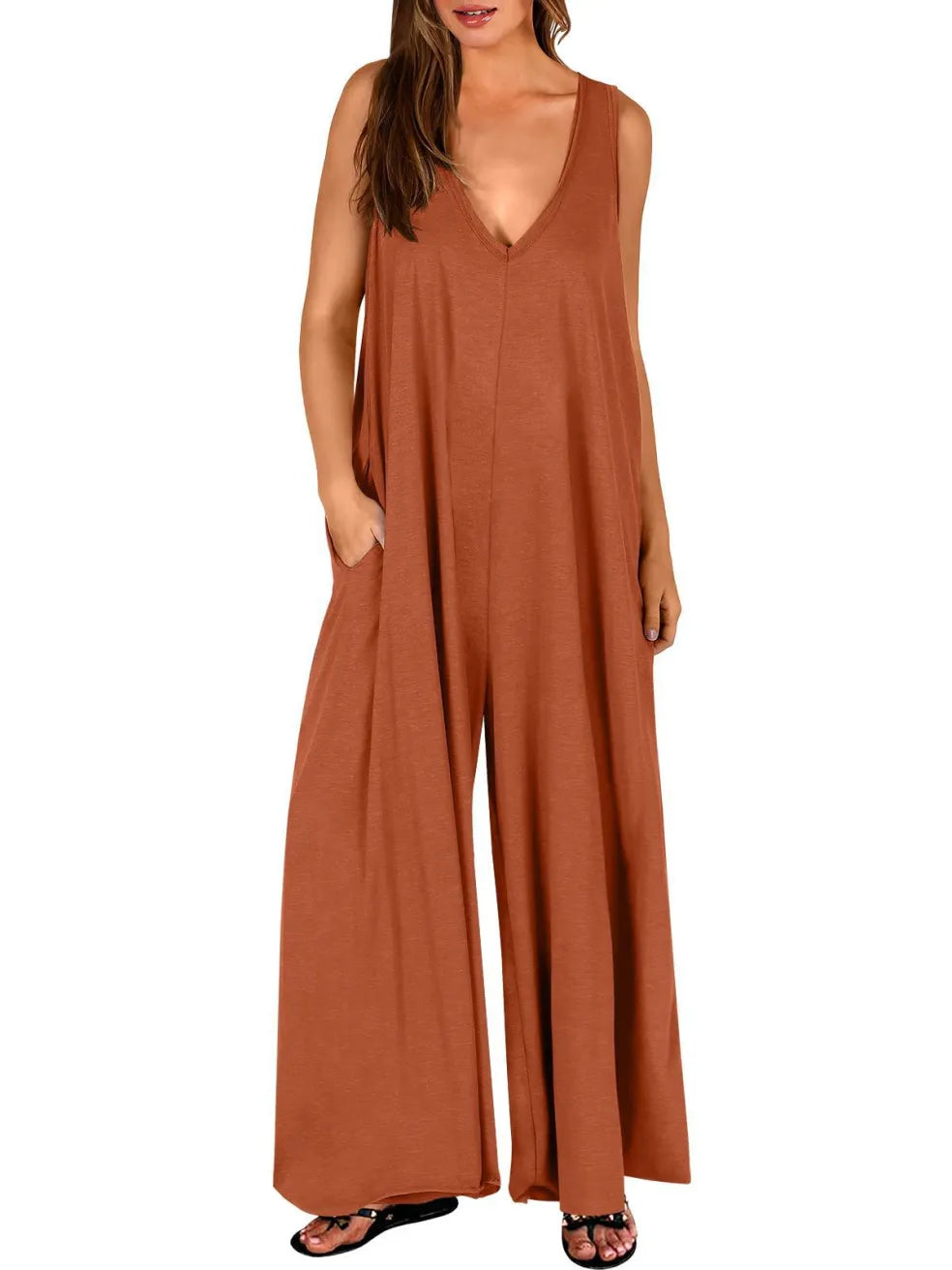 Nella™ | Comfy V-Neck Jumpsuit