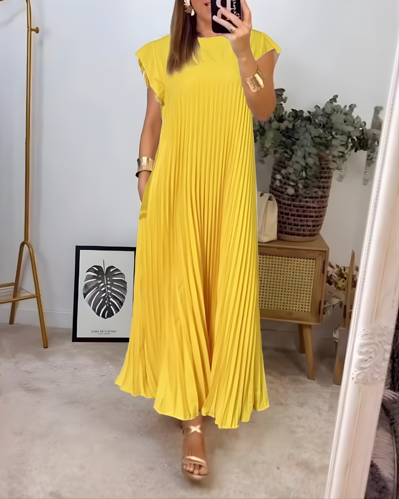 Callista™ | Elegant Pleated Dress