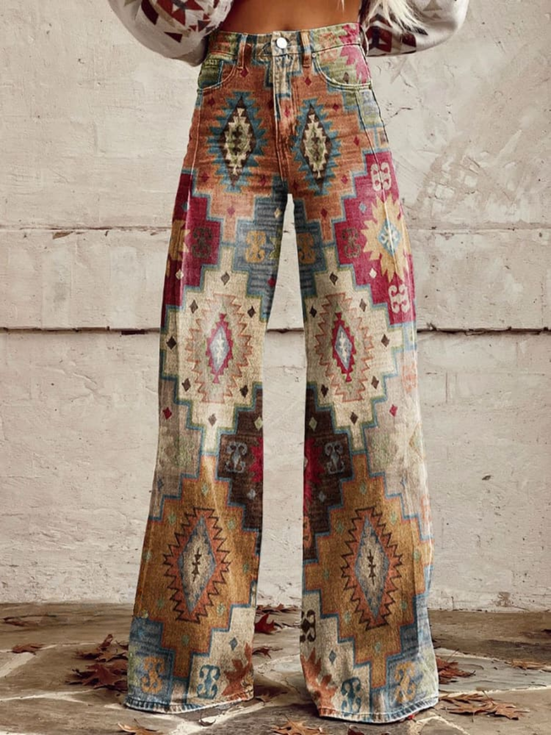 SIENNA™ | - Vintage Boho Wide-Leg Pants
