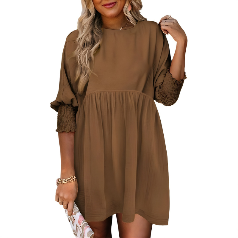 Dorothy™ | Casual Crew Neck Loose Fit Mini Dress