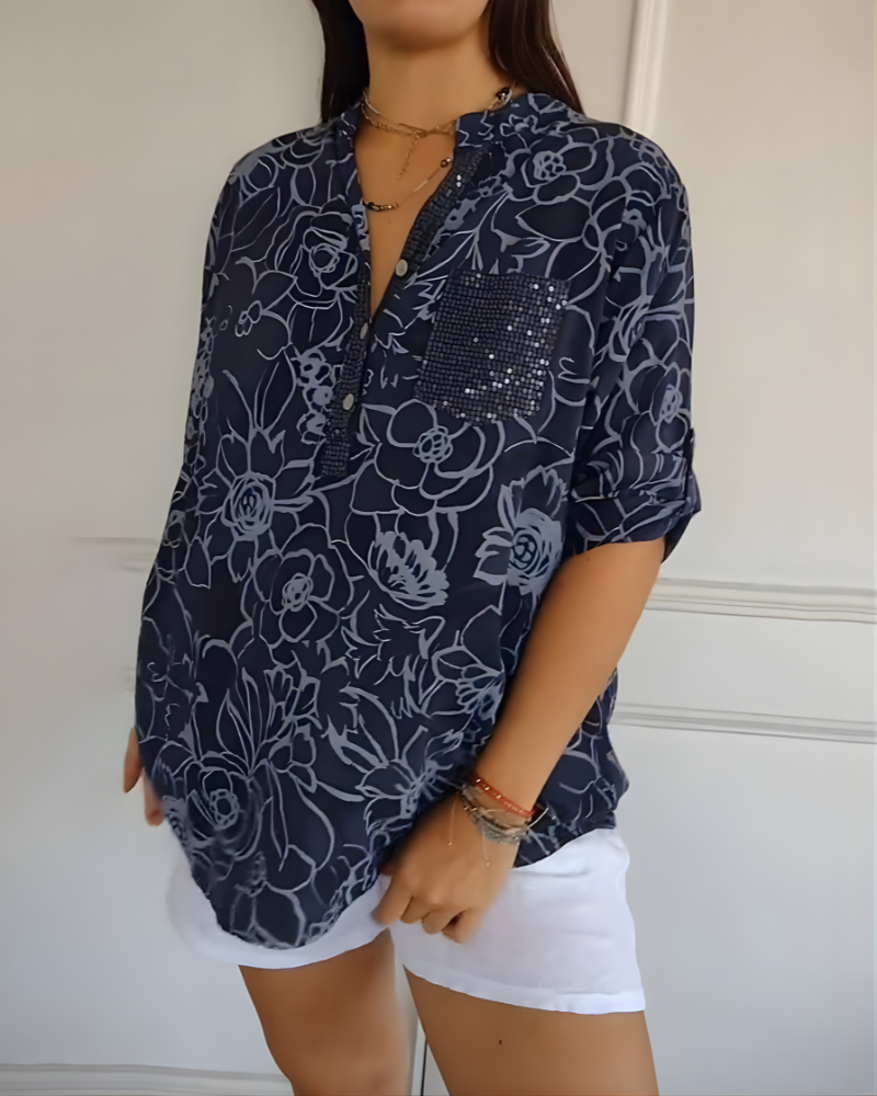 Holly™ | Floral Print Blouse