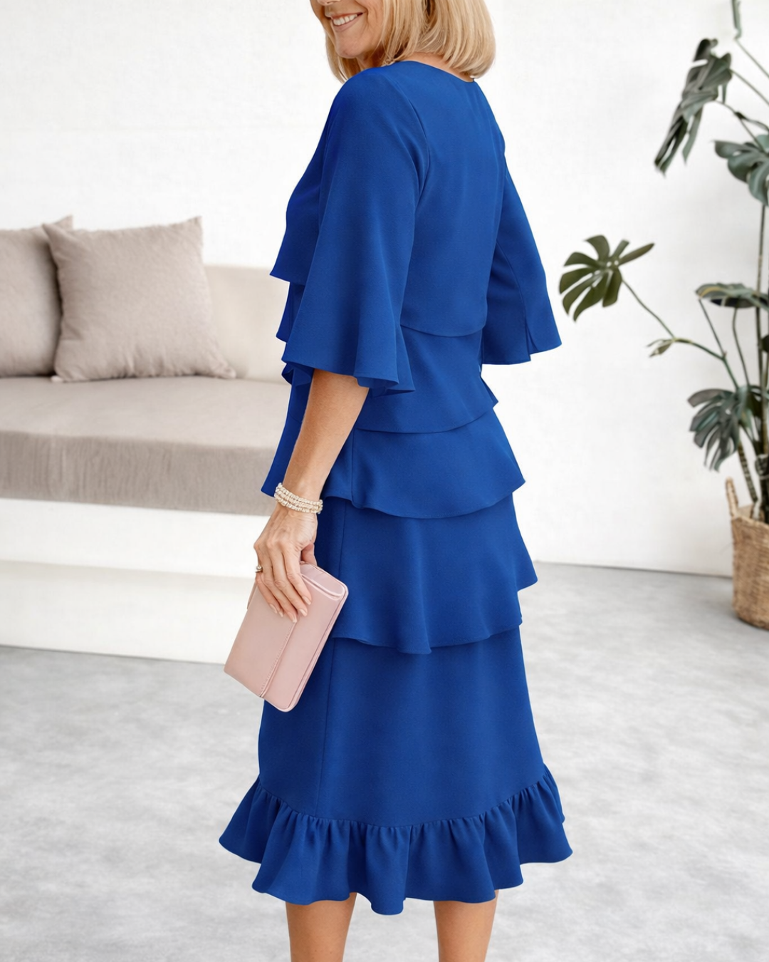 Elizabeth™ | Ruffle Midi Dress