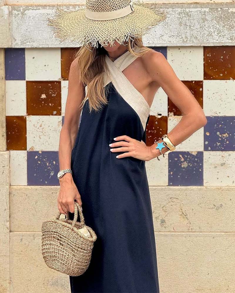 Ruby™ | Breathable Crossed Maxi Dress