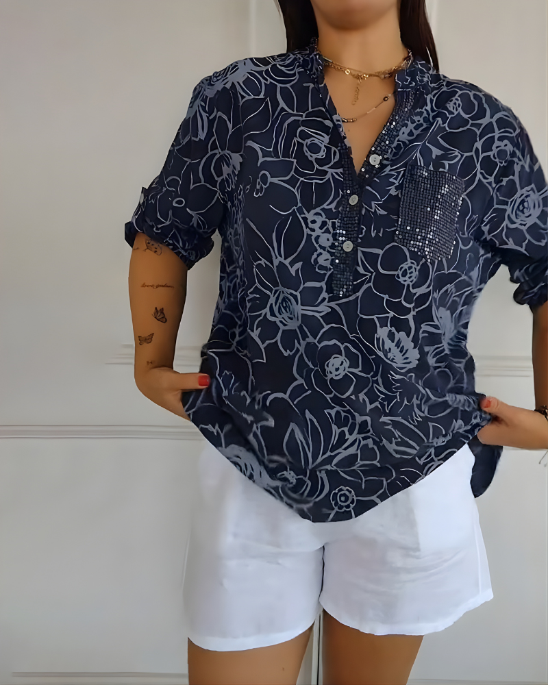 Holly™ | Floral Print Blouse