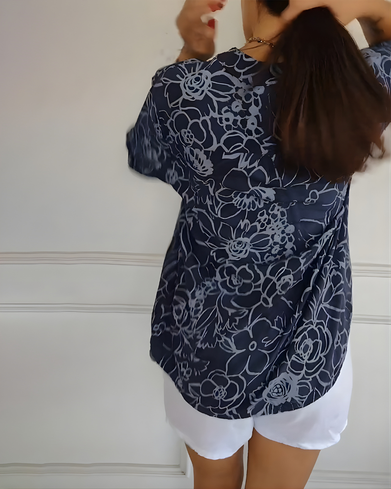 Holly™ | Floral Print Blouse