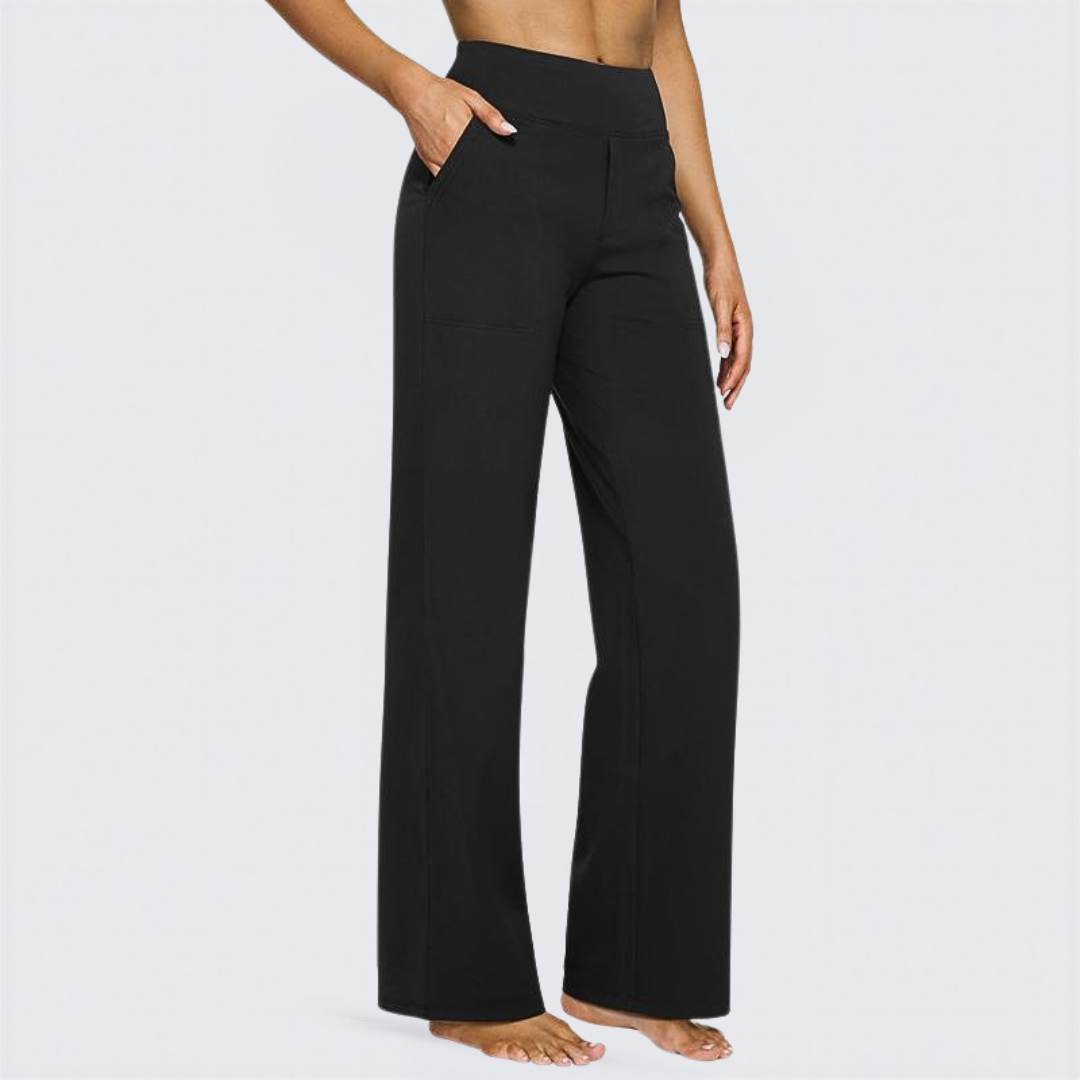 WHITNEY™ | - Comfortable High-Waist Wide Leg Pants for Yoga and Outdoor Fun