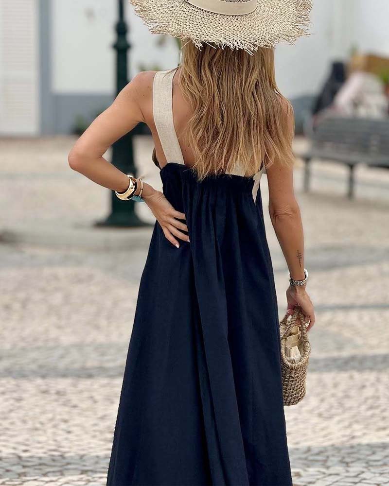 Ruby™ | Breathable Crossed Maxi Dress