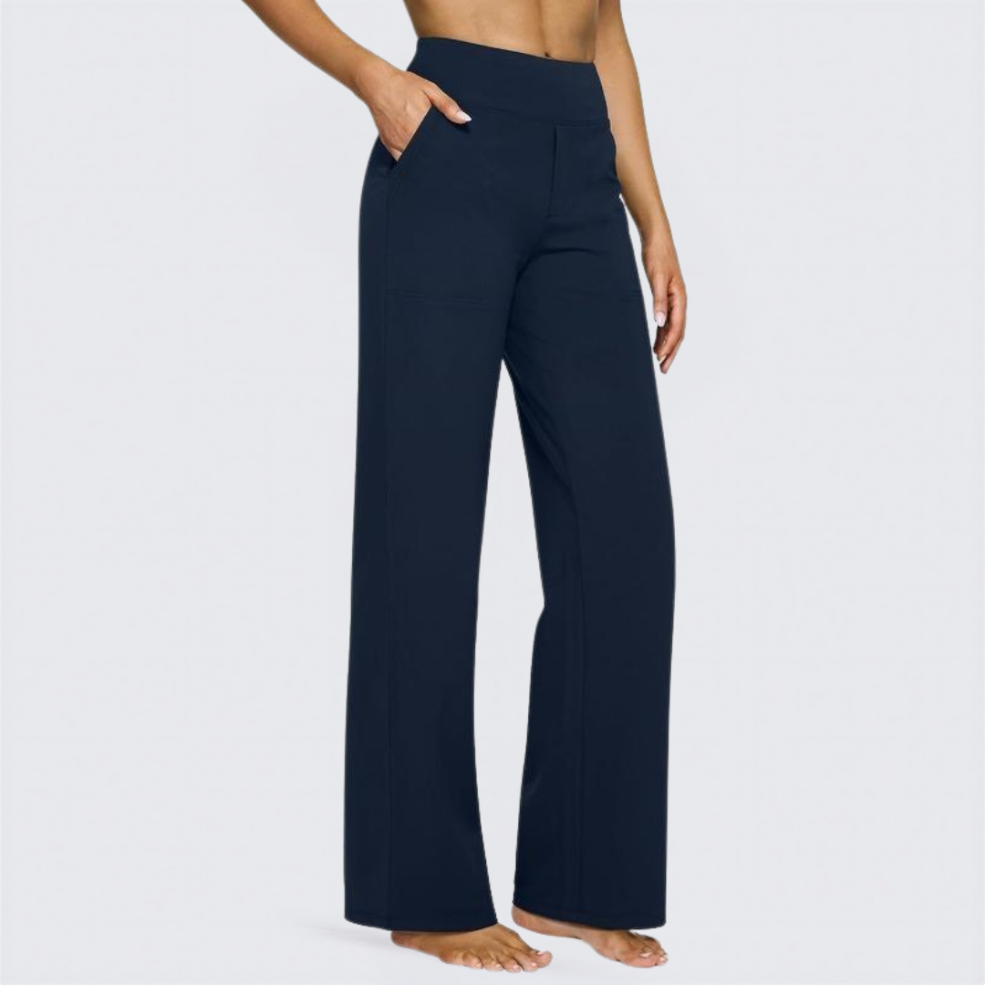 WHITNEY™ | - Comfortable High-Waist Wide Leg Pants for Yoga and Outdoor Fun