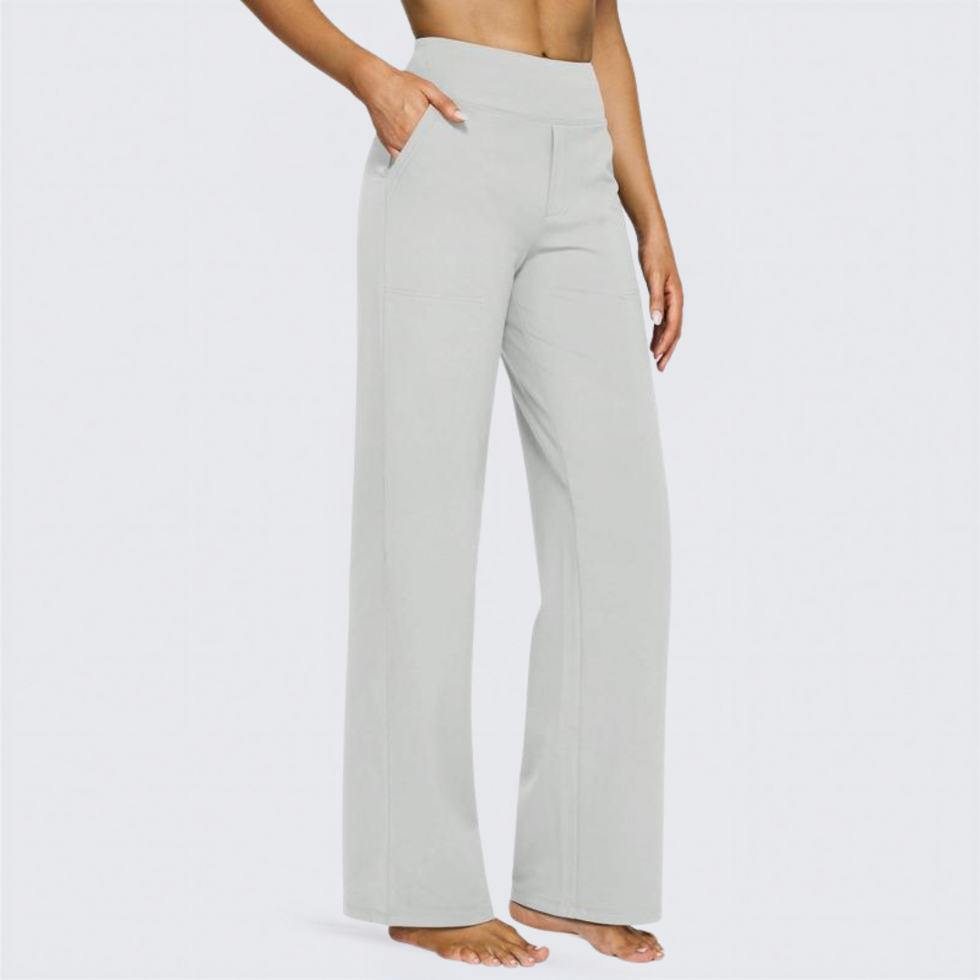 WHITNEY™ | - Comfortable High-Waist Wide Leg Pants for Yoga and Outdoor Fun