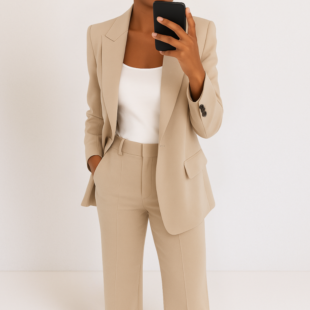 Melynda™ | Stylish Two-Part Suit Set
