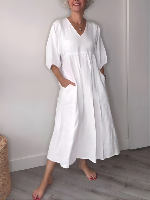 Daisy™ | Elegance V-Neck Maxi Dress