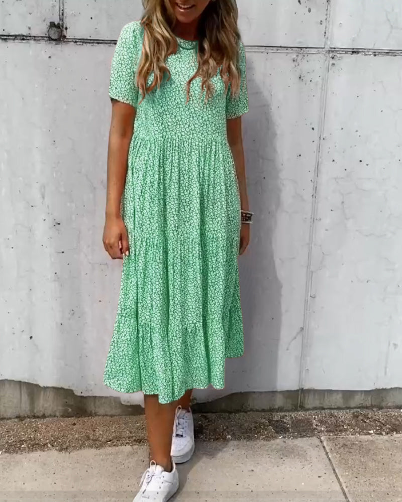 Sofie™ | Casual Floral Print Dress