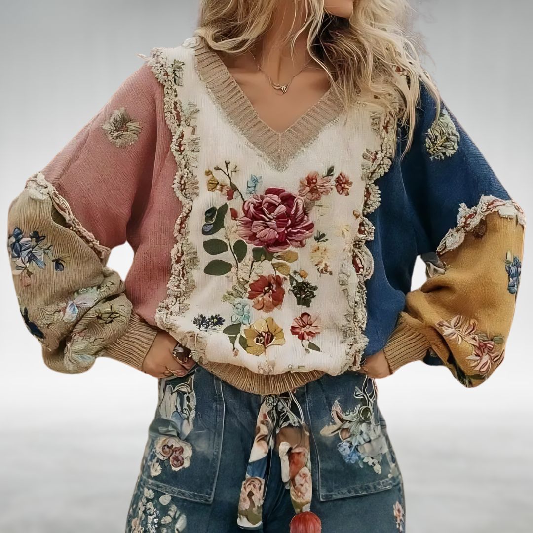 Della™ | Boho Knit Jumper
