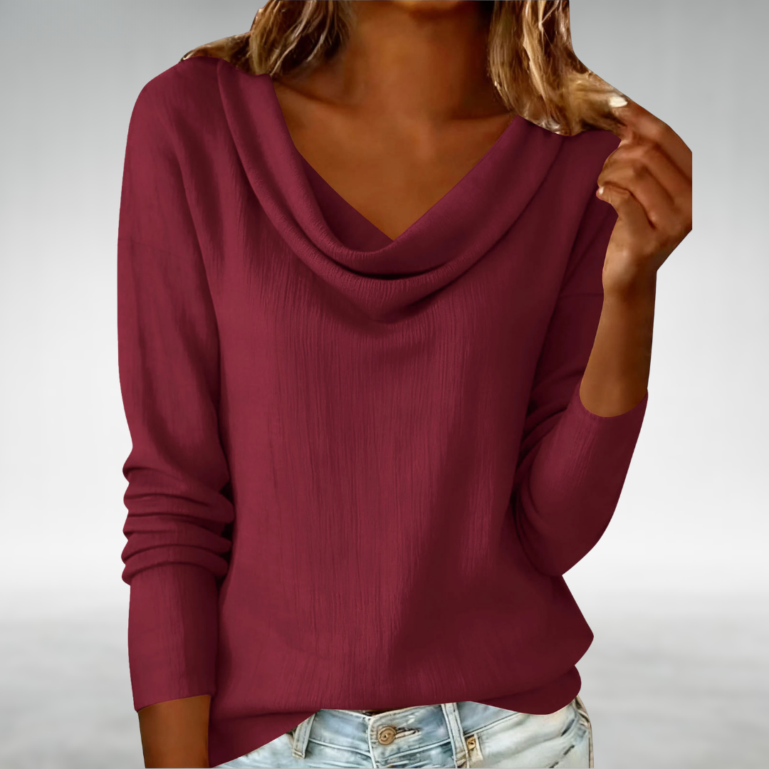 Bailee™ | Long Sleeve Round Neck Top