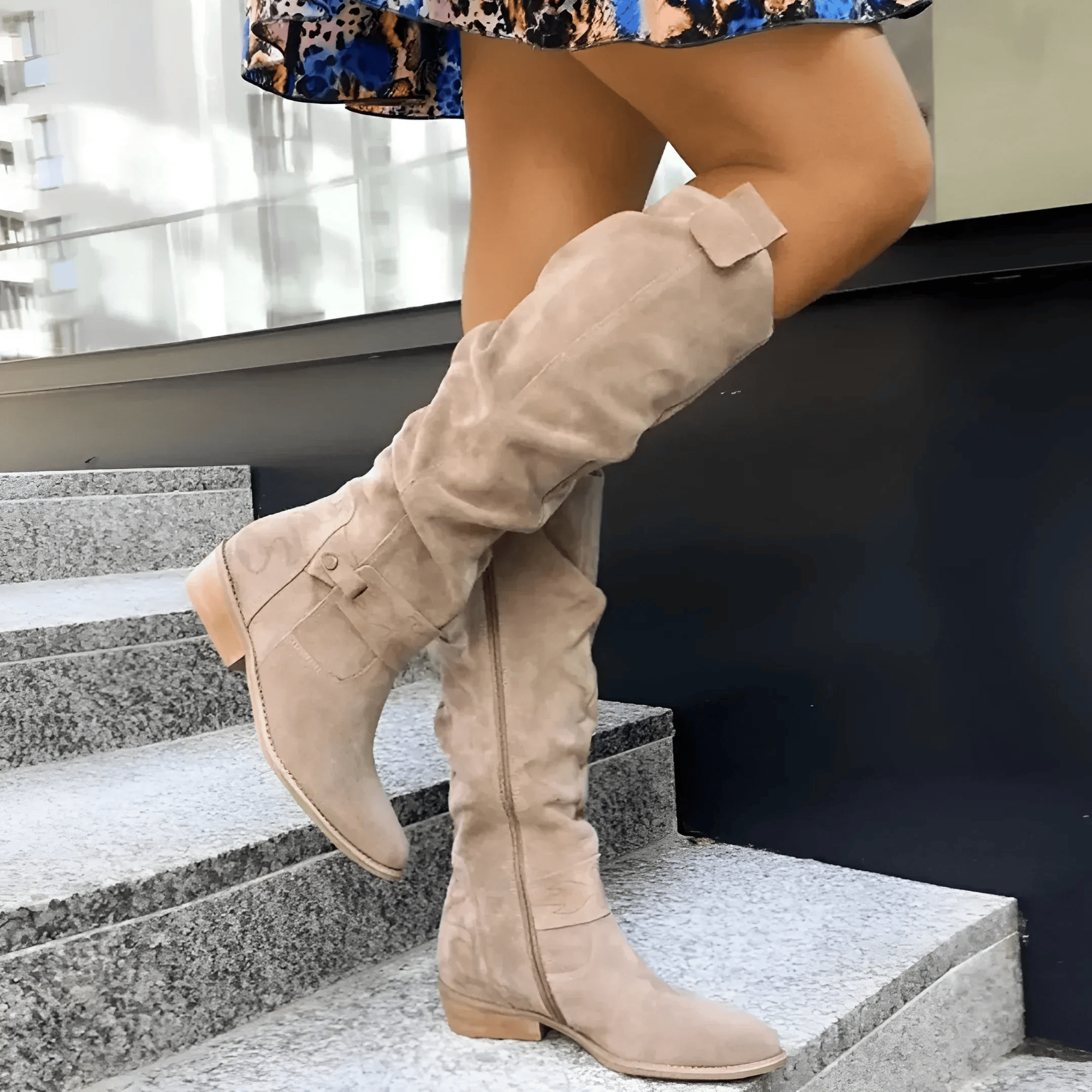 Madeleine™ | Knee-High Suede Boots