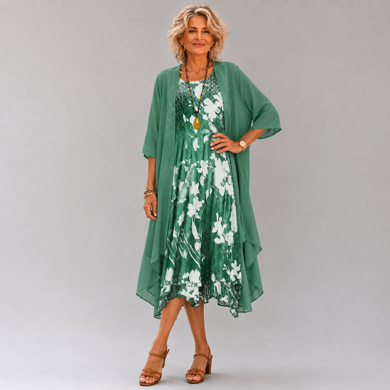 Mariana™ | Floral Cardigan Dress