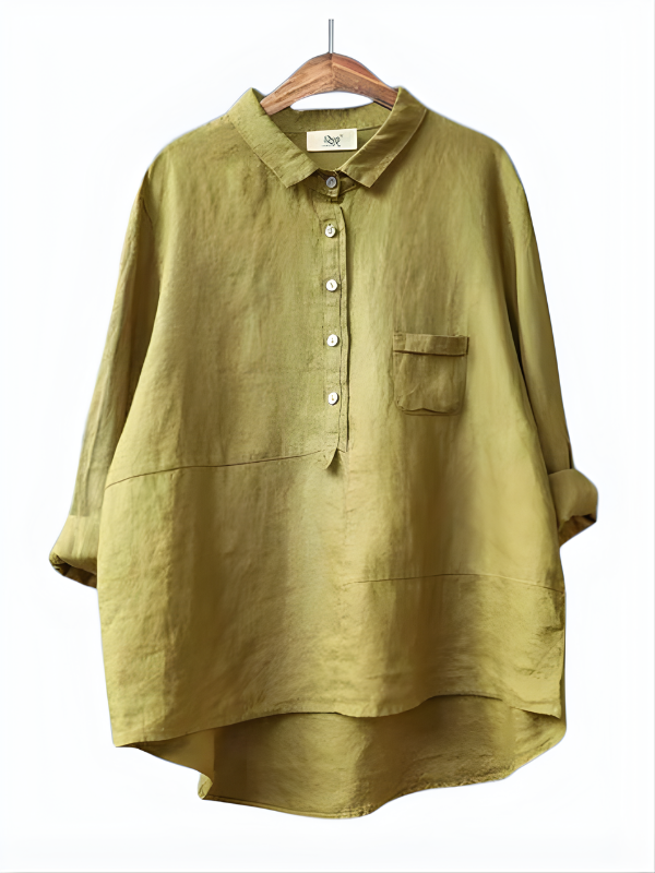 Stella™ | Women's Linen Long Sleeve Shirt
