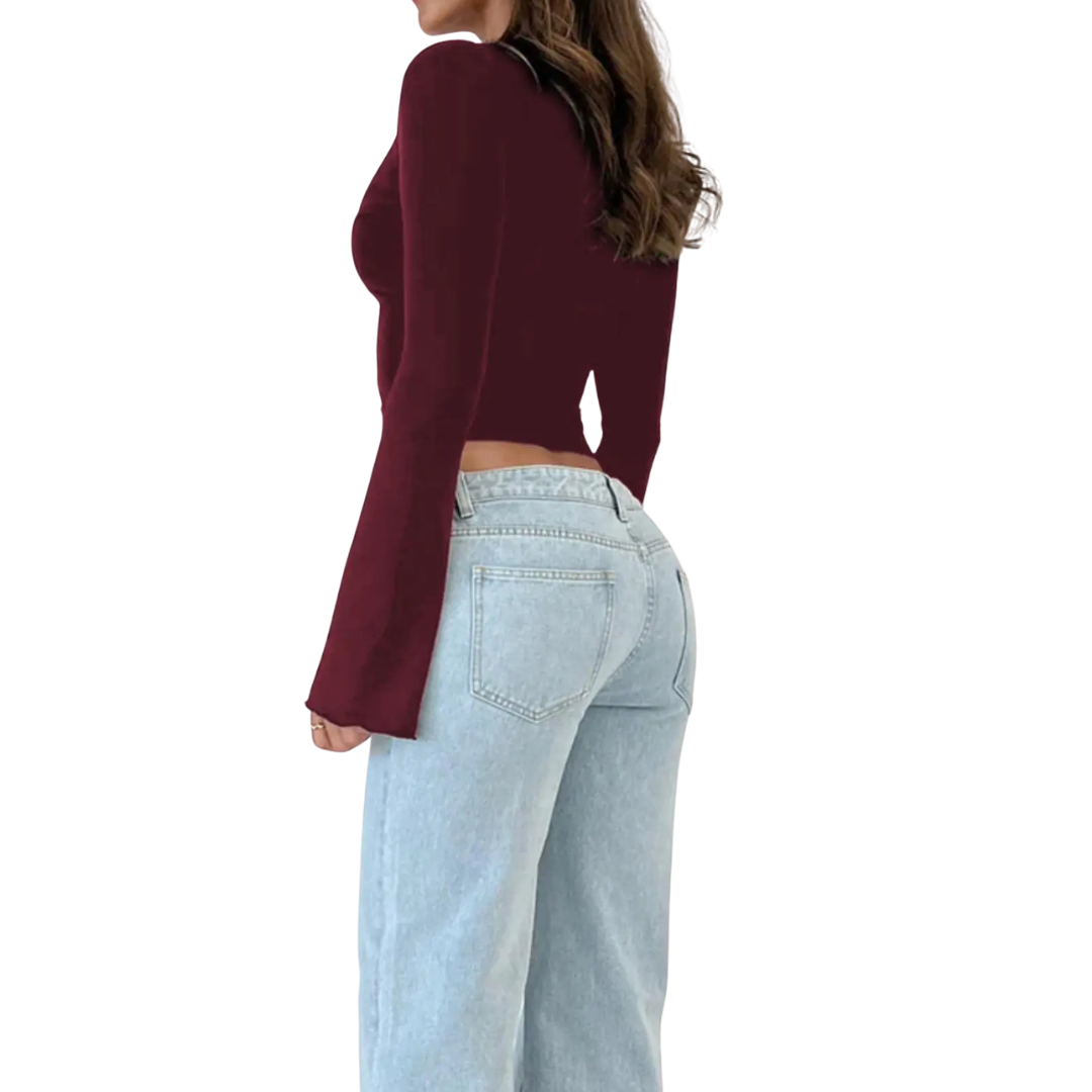 ROXANNE™ | – Lace Cropped Cardigan Top