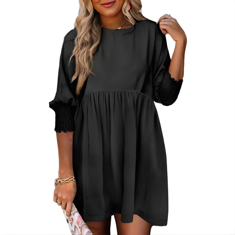 Dorothy™ | Casual Crew Neck Loose Fit Mini Dress