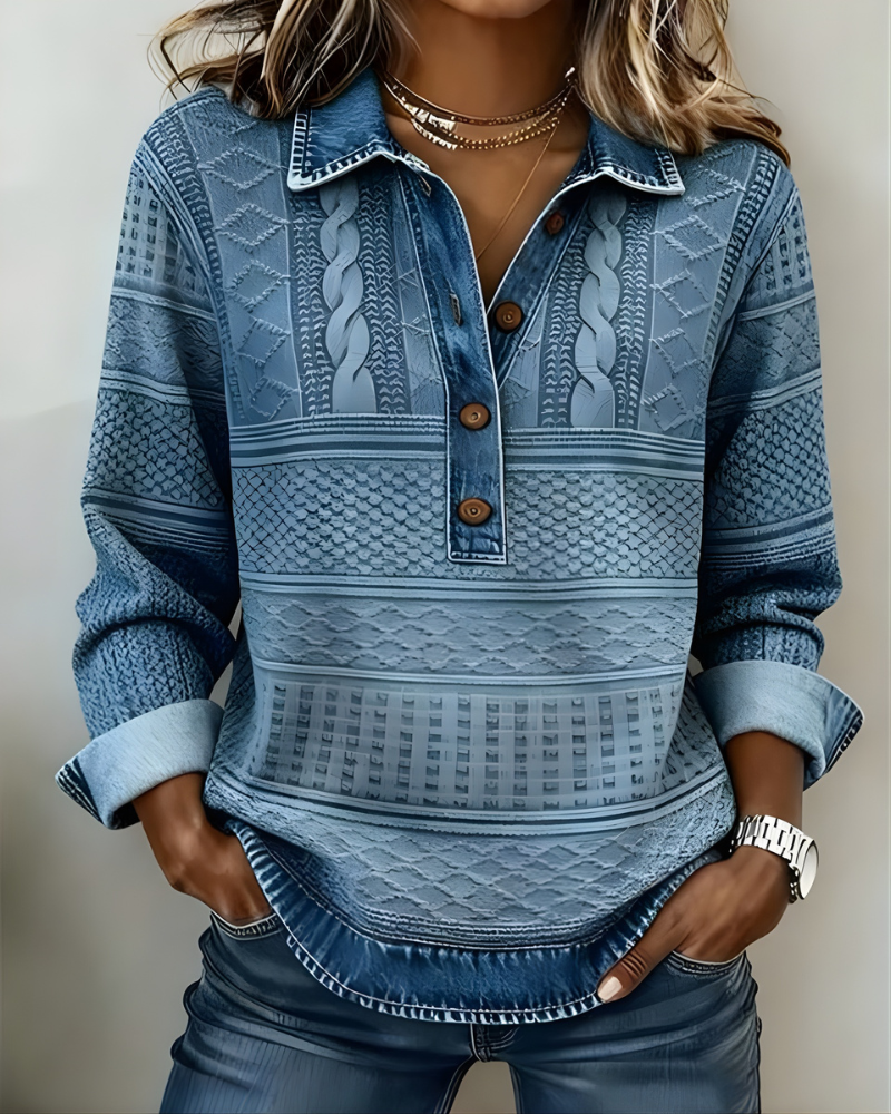 Rowan™ | Half-Button Collared Sweatshirt