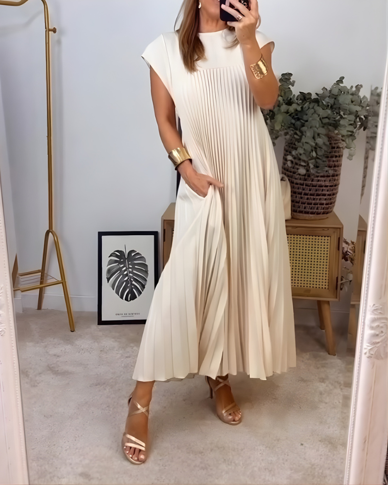 Callista™ | Elegant Pleated Dress
