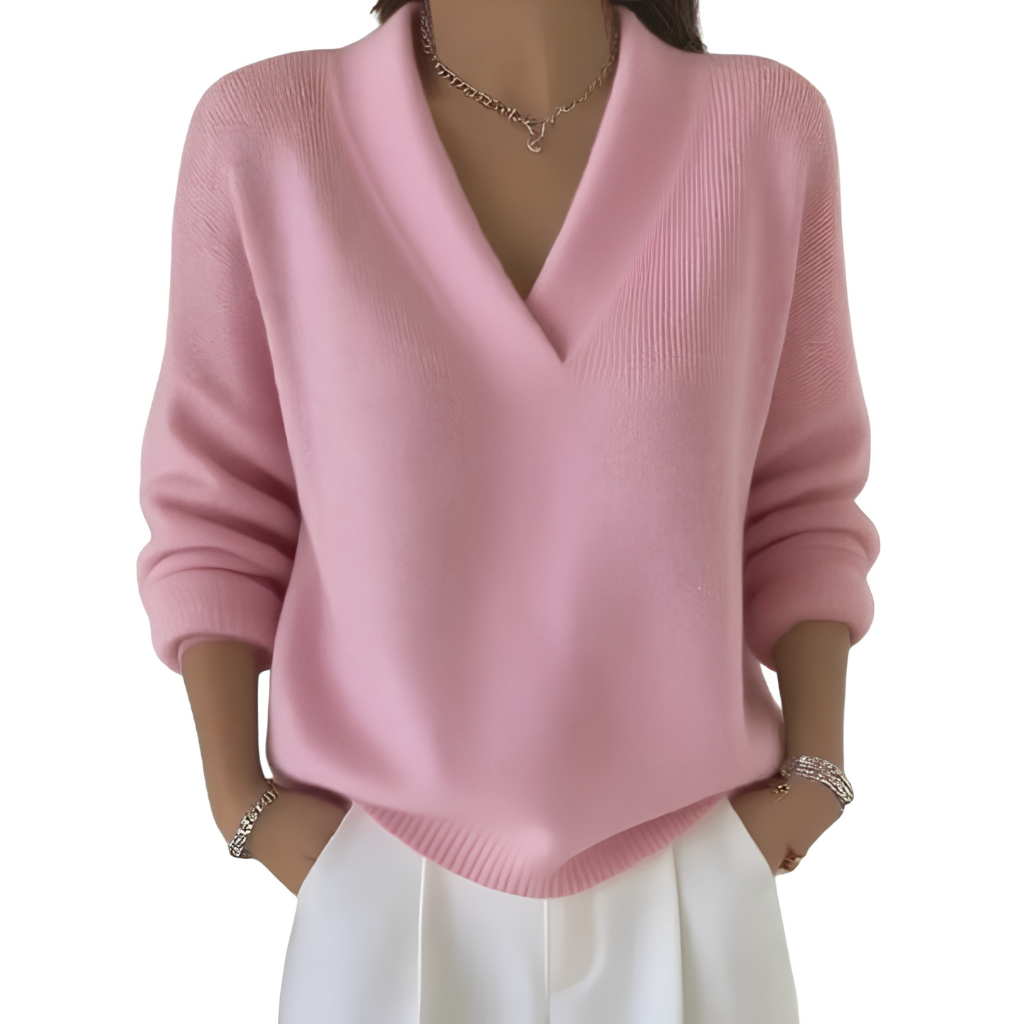 Maggie™ | Effortless V-Neck Jumper