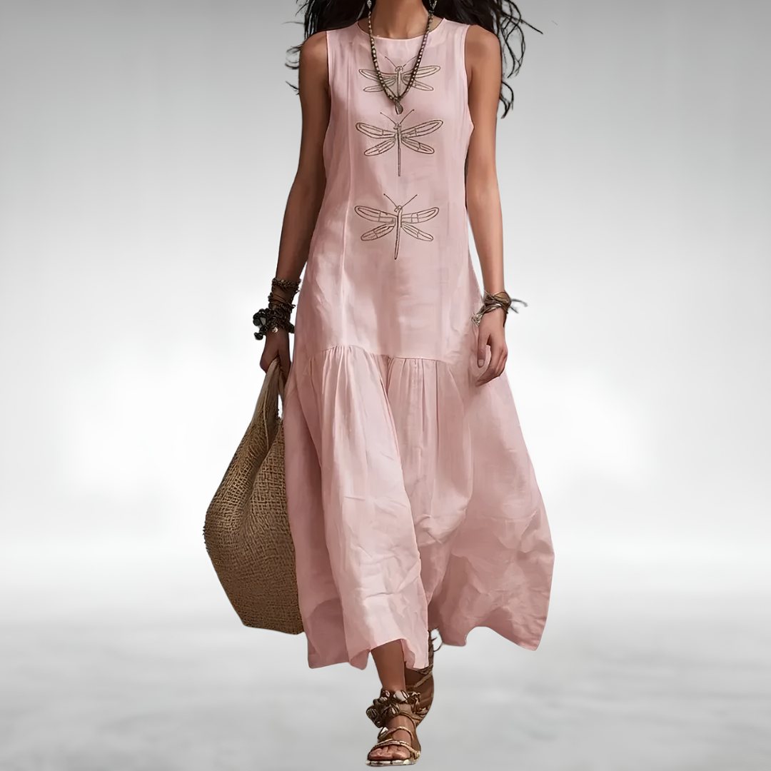 Vivienne™ | Elegant Flowing Maxi Dress