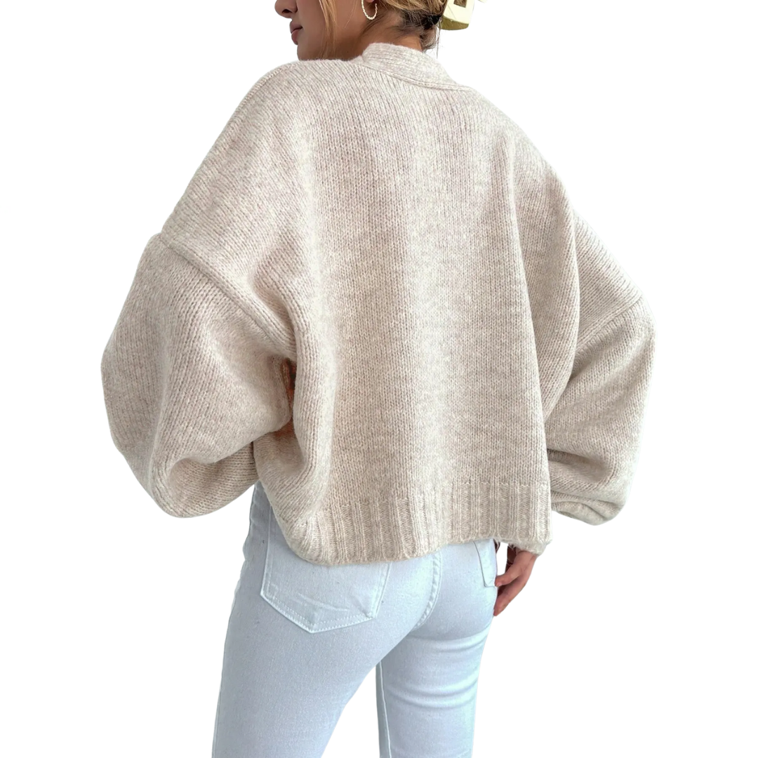 WREN™ | – Relaxed Long Sleeve Knit Cardigan