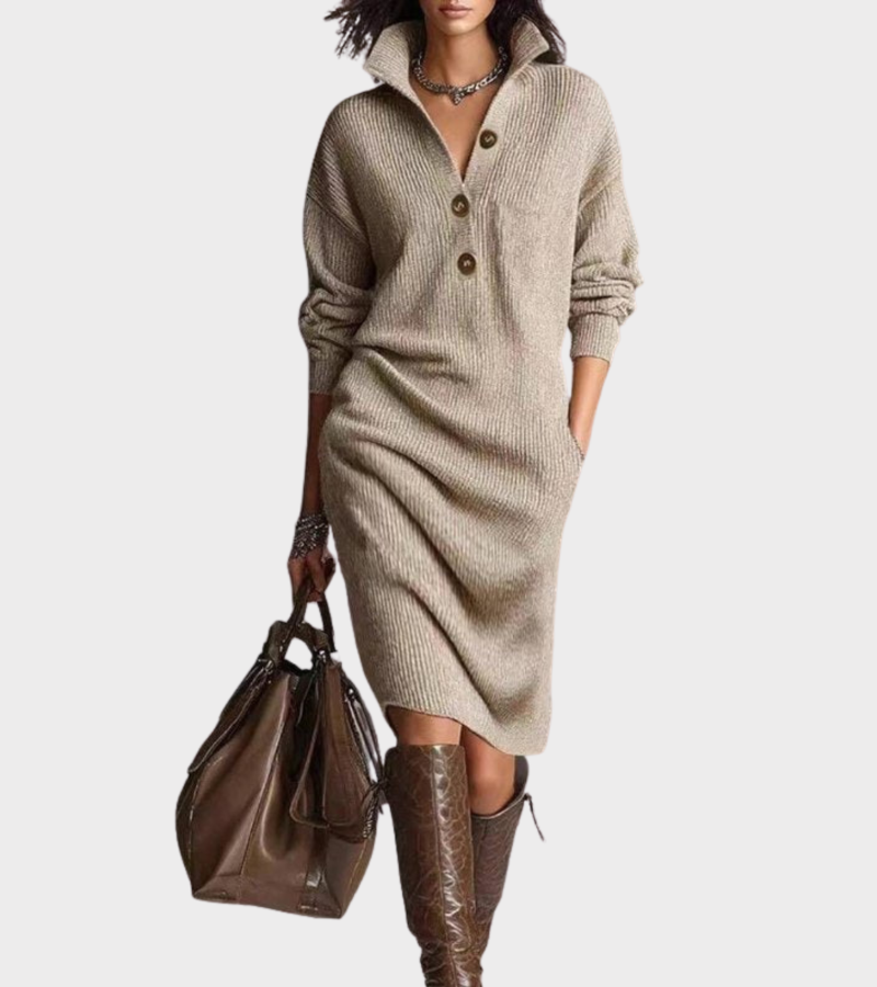 Madalyn™ | Cozy Elegant Knit Dress