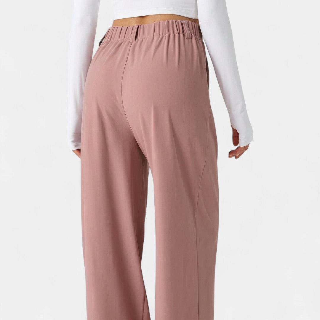 JUNOT™ | – Relaxed High-Waist Wide-Leg Trousers