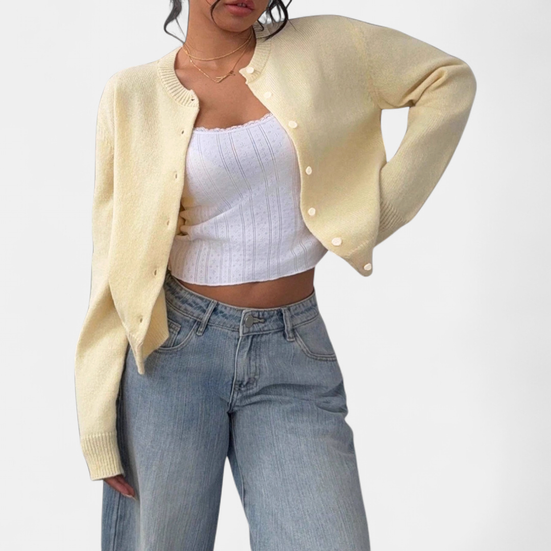FABLE™ | – Cozy Button-Front Knit Cardigan