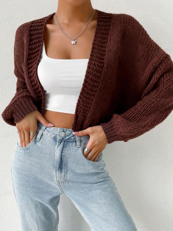 HEIDI™ | - Open Front Knit Cardigan with Cartoon Print for Cozy Outfits