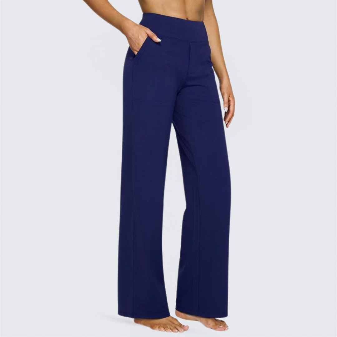 WHITNEY™ | - Comfortable High-Waist Wide Leg Pants for Yoga and Outdoor Fun