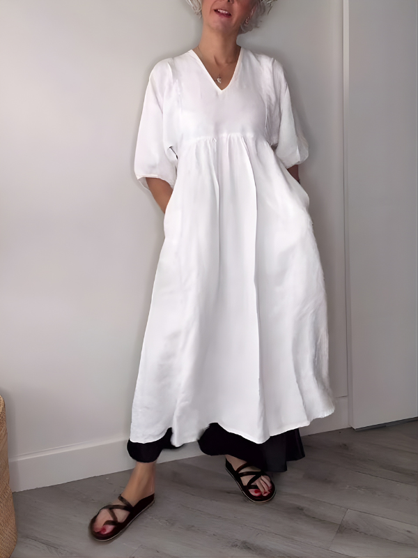 Daisy™ | Elegance V-Neck Maxi Dress