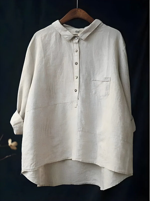 Stella™ | Women's Linen Long Sleeve Shirt