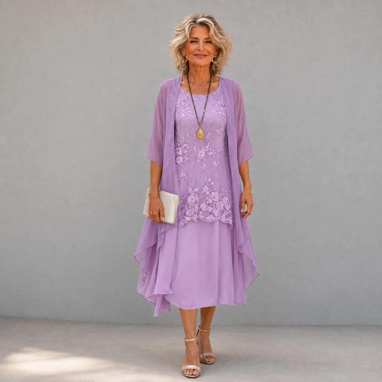 Lumi™ | Chiffon Two-Piece Dress