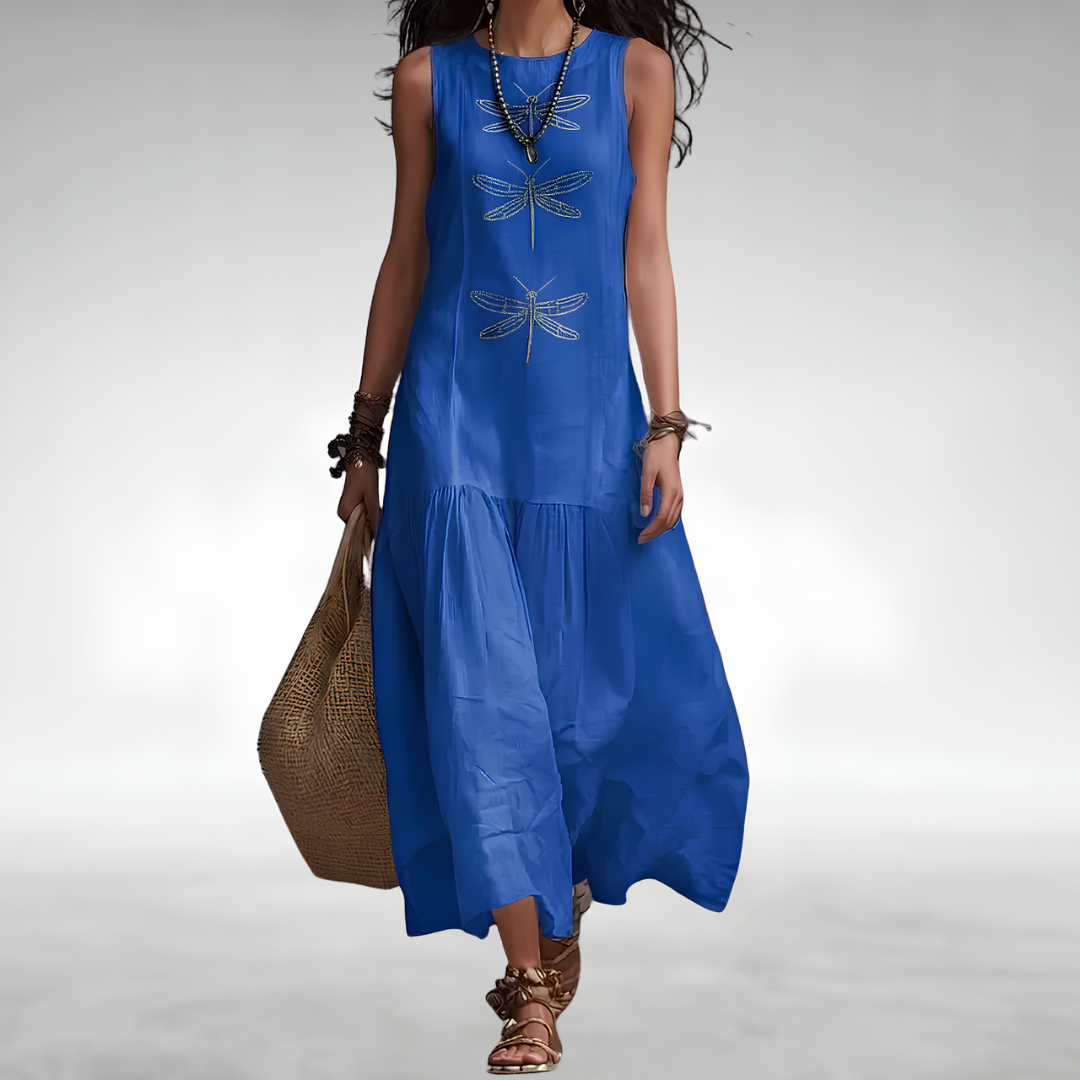 Vivienne™ | Elegant Flowing Maxi Dress