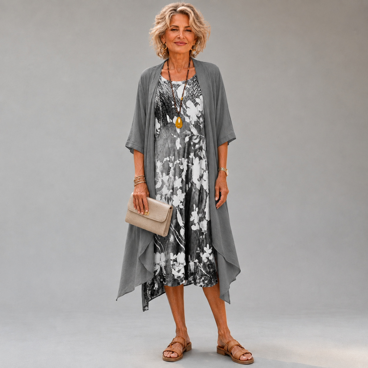 Mariana™ | Floral Cardigan Dress