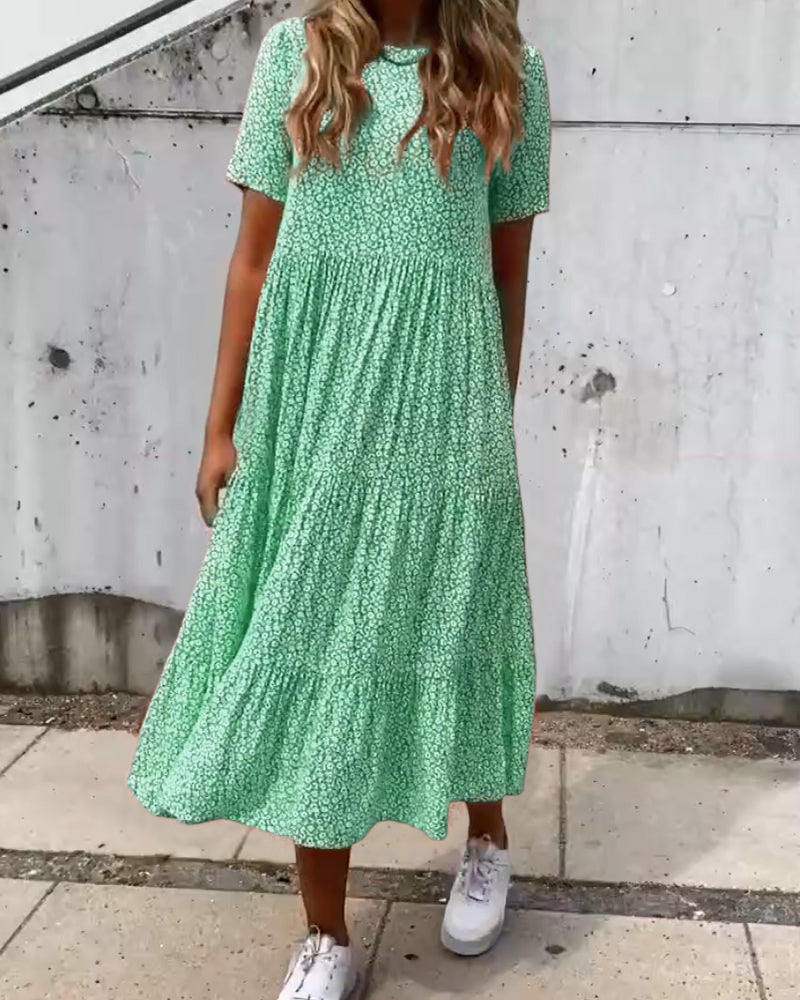 Sofie™ | Casual Floral Print Dress