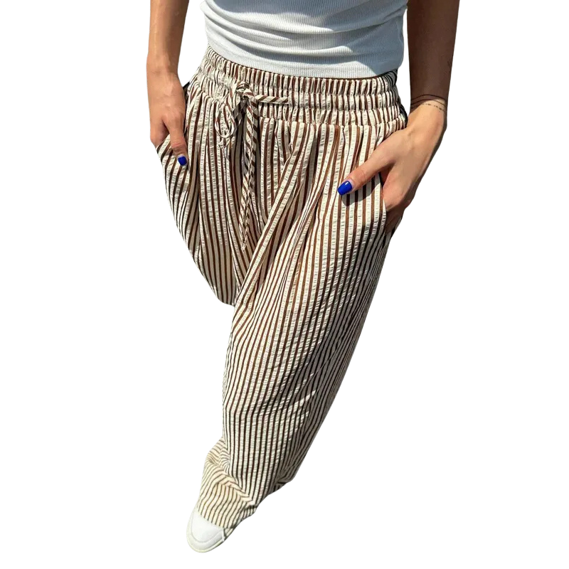 BELINDA™ | – Classic Striped Print Summer Trousers