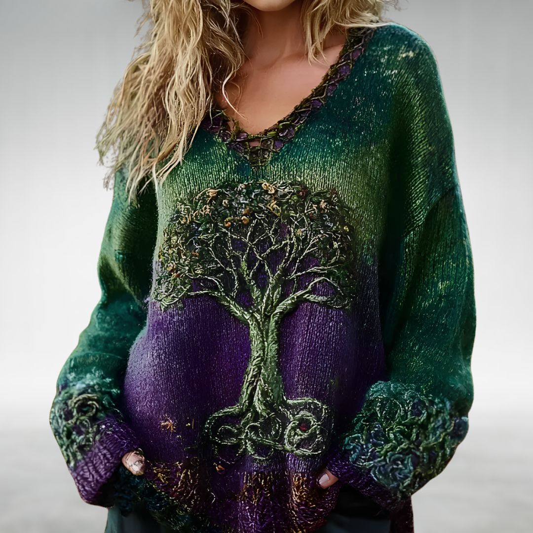 Della™ | Boho Knit Jumper