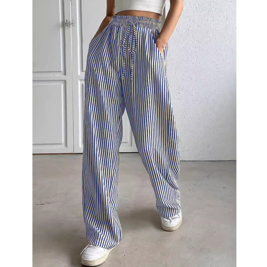 BAYLEEZ™ | – Simple Summer Striped Relaxed Fit Bottoms