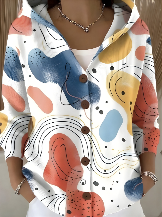 Gillian™ | Artistic Warm Long Cardigan