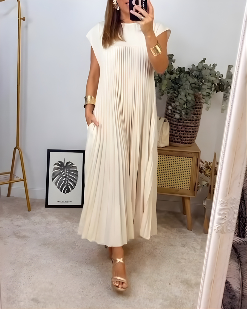 Callista™ | Elegant Pleated Dress