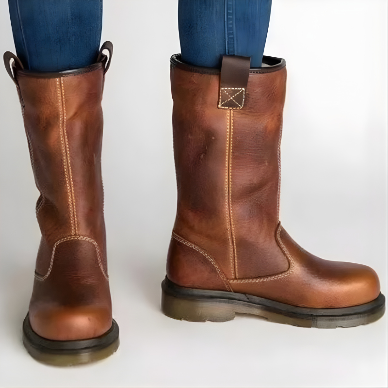 Lilia™ | Lined Leather Winter Boots