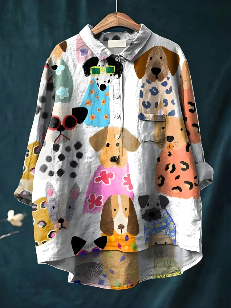 Tresha™ | Playful Print Blouse
