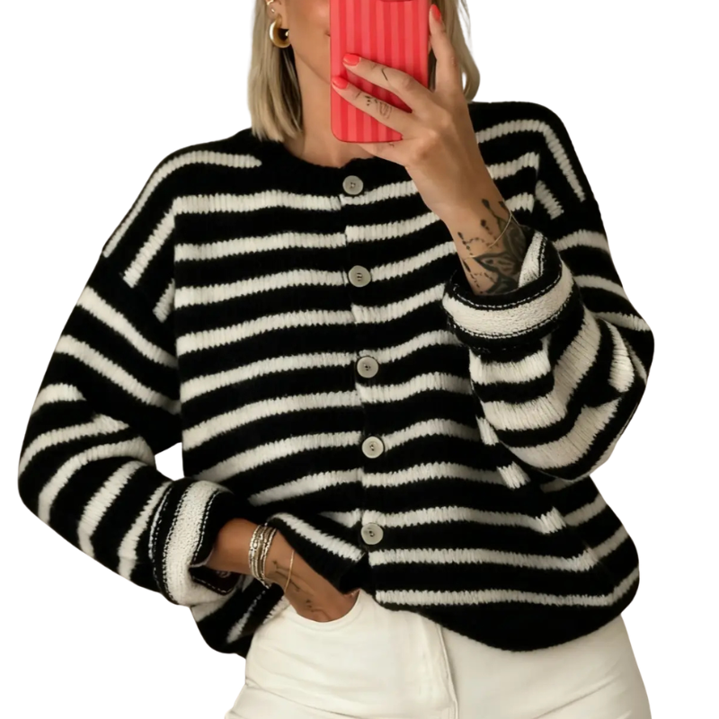 KARSYN™ | – Stylish Striped Casual Cardigan