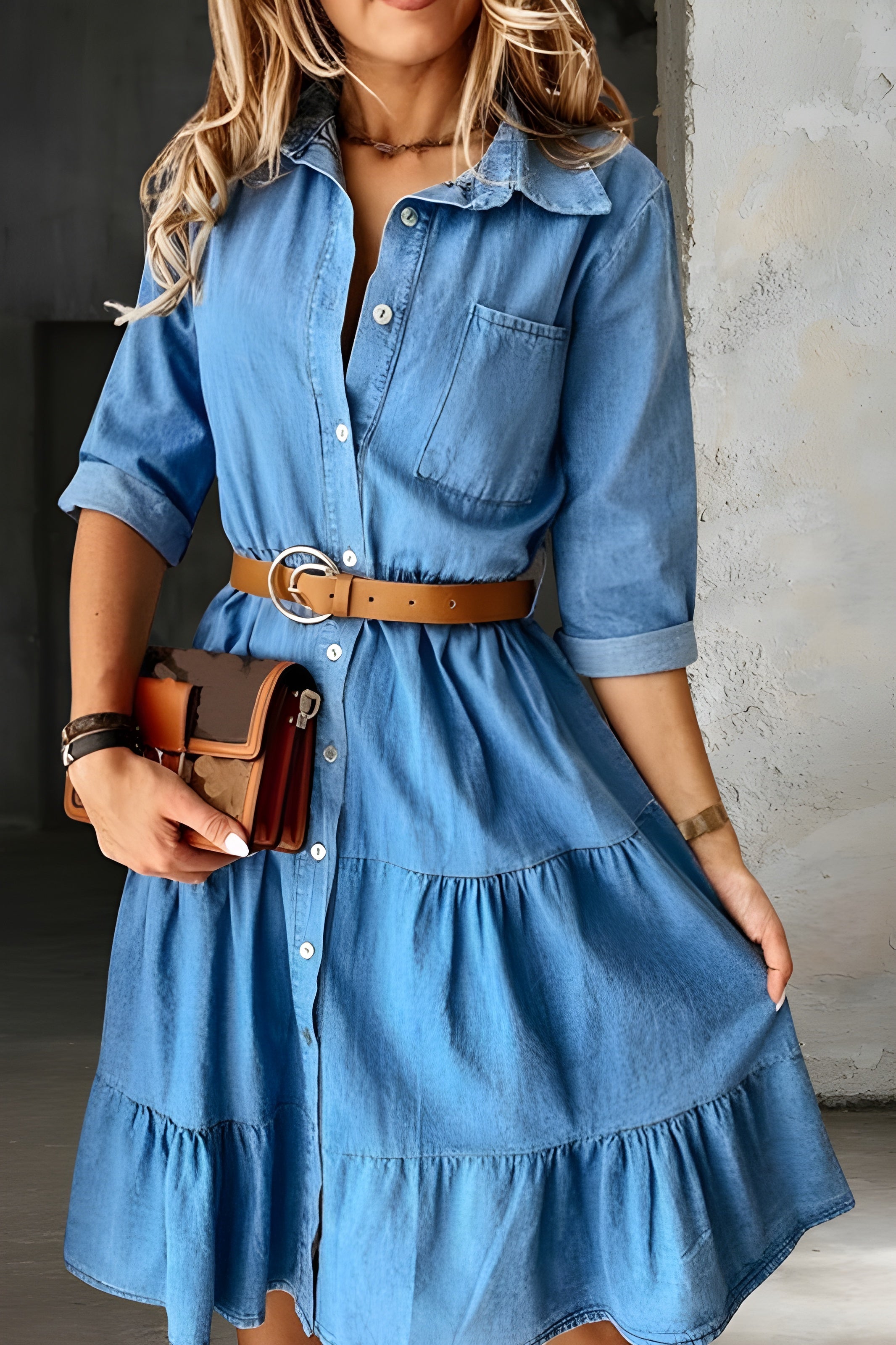 Katie™ | Casual Elegant Denim Dress