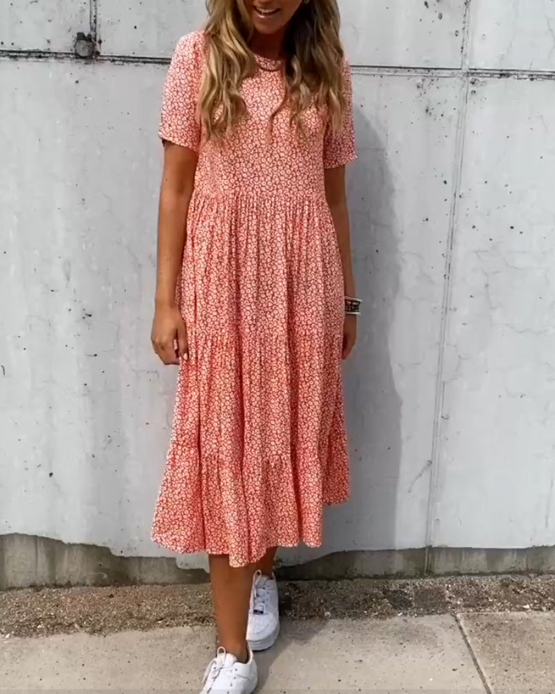Sofie™ | Casual Floral Print Dress